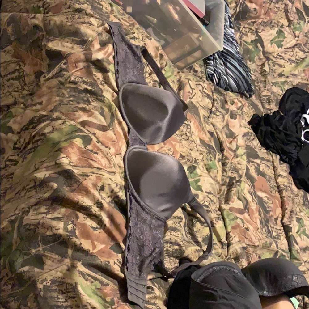 Dark grey bra